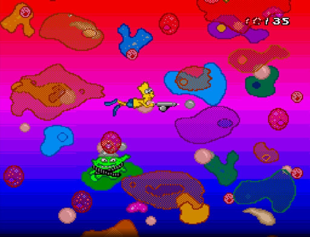 Fase del torrente sanguineo en Bart's Nightmare