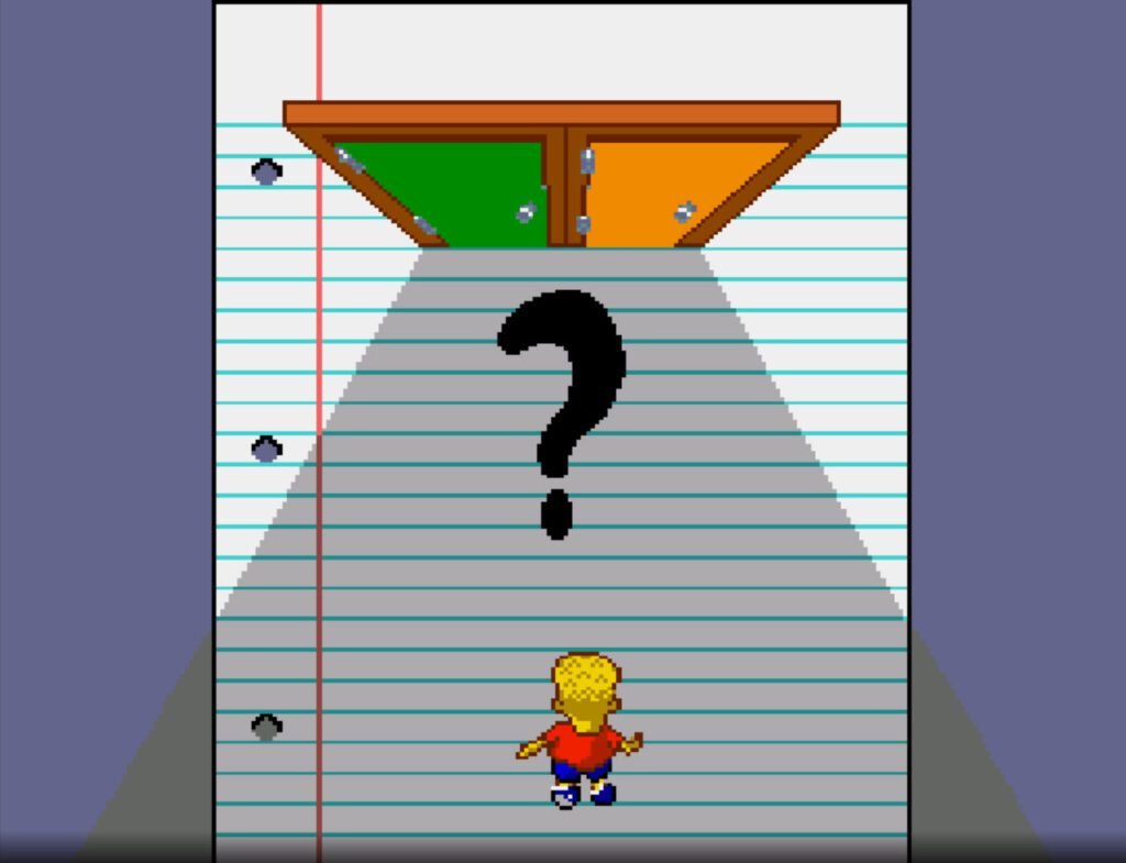 Selección de fase en Bart's Nightmare