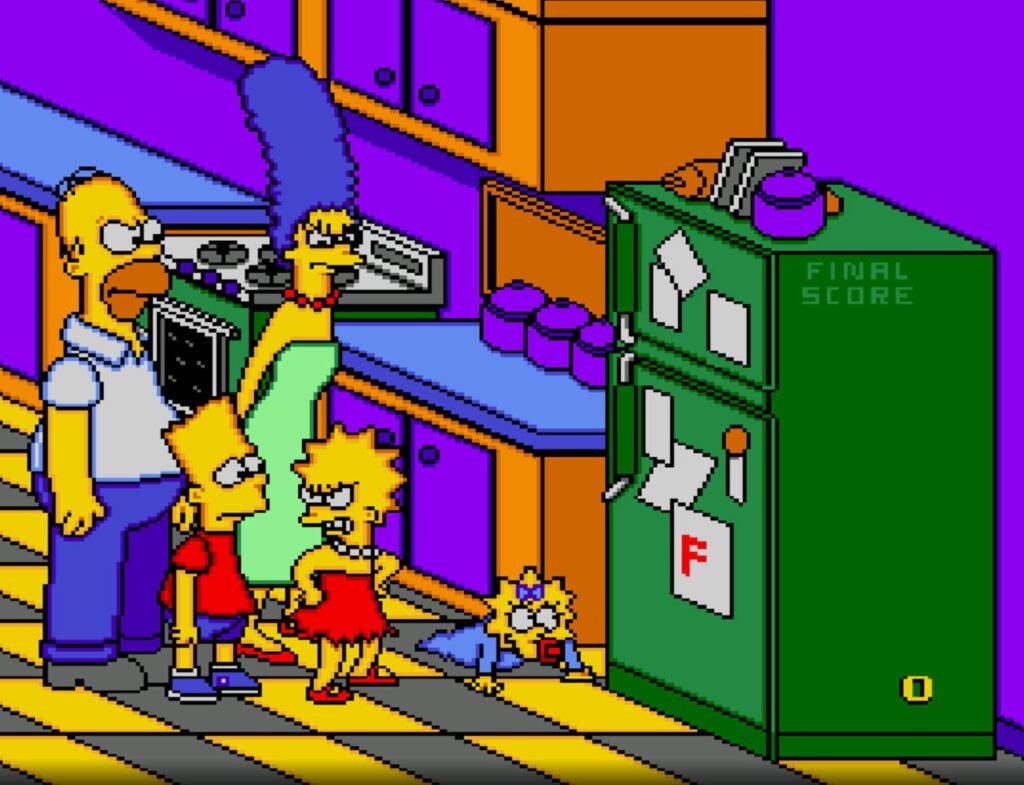 Pantalla final de Bart's Nightmare