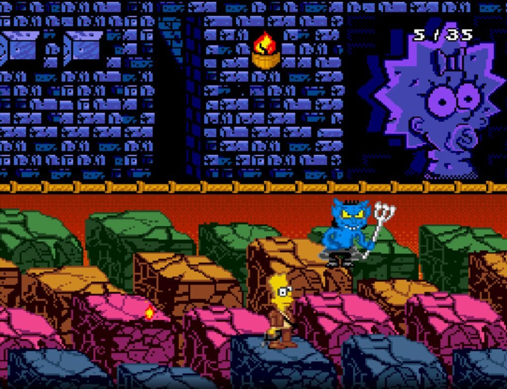 Bart's Nightmare Templo de Maggie