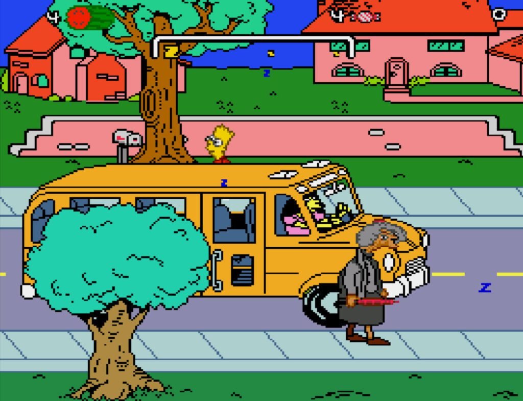 Fase Windy World de Bart's Nightmare