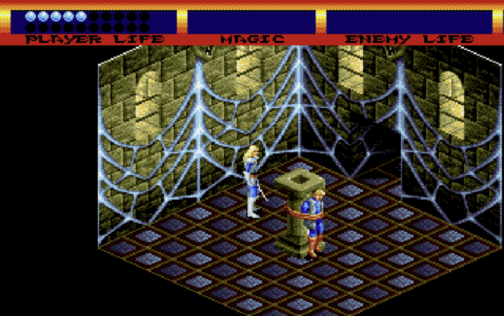 Prisionero en una mazmorra de Light Crusader